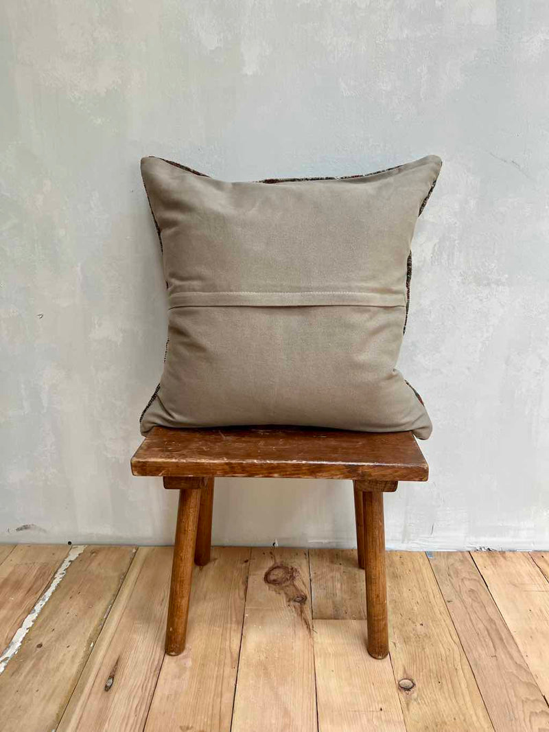Vintage Rug Pillow Sustainable Home Decor @ Woven Kin Home