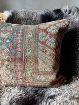 Vintage Rug Pillow Sustainable Home Decor @ Woven Kin Home