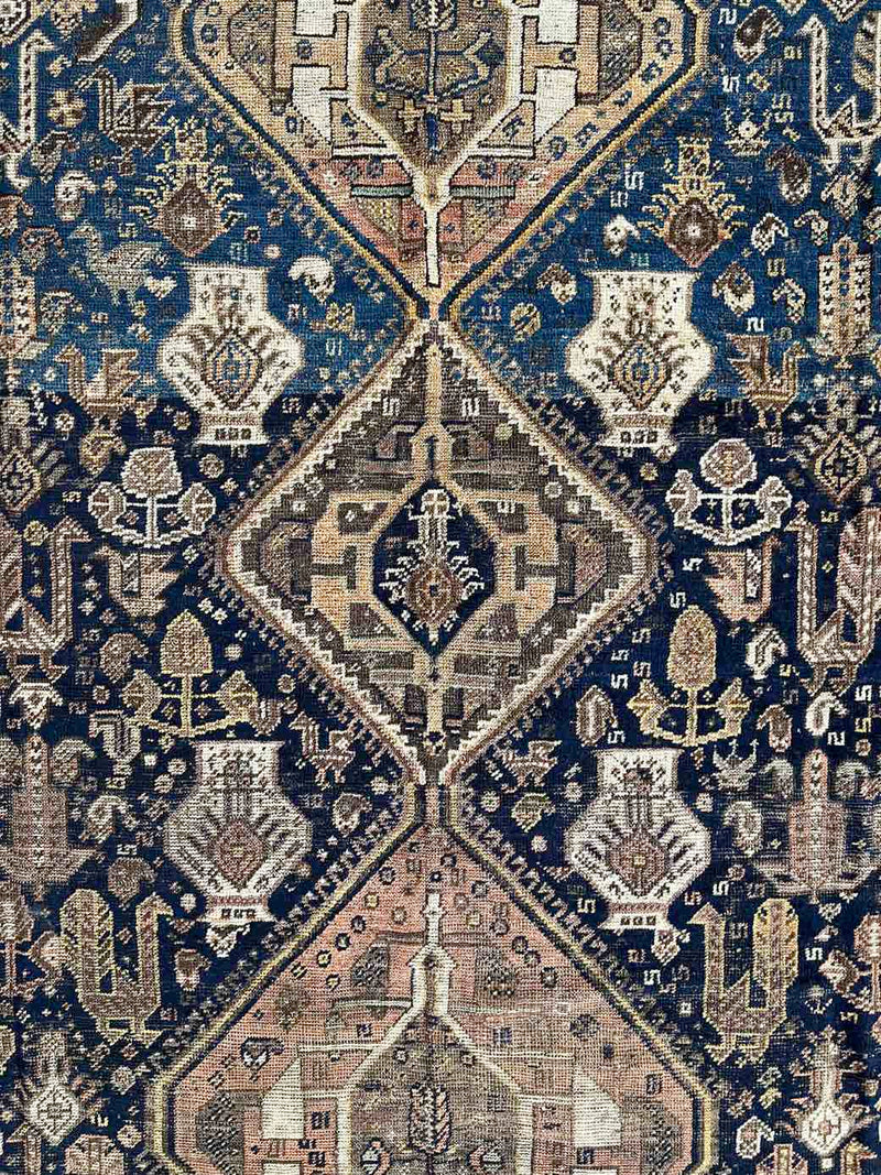 Antique Persian Hand-knotted Area Rug Sustainable Home Decor at Woven Kin Home