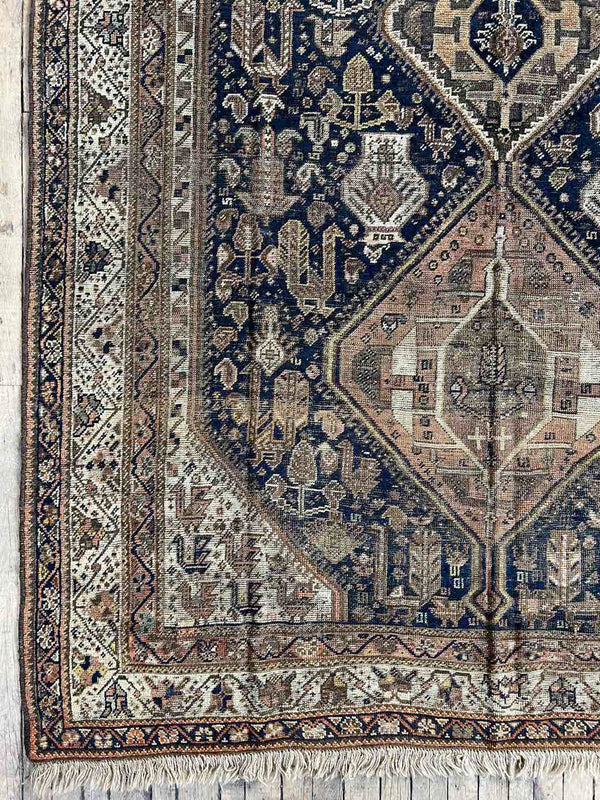 Antique Persian Hand-knotted Area Rug Sustainable Home Decor at Woven Kin Home