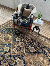Antique Persian Hand-knotted Area Rug Sustainable Home Decor at Woven Kin Home