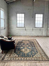 Antique Persian Hand-knotted Area Rug Sustainable Home Decor at Woven Kin Home