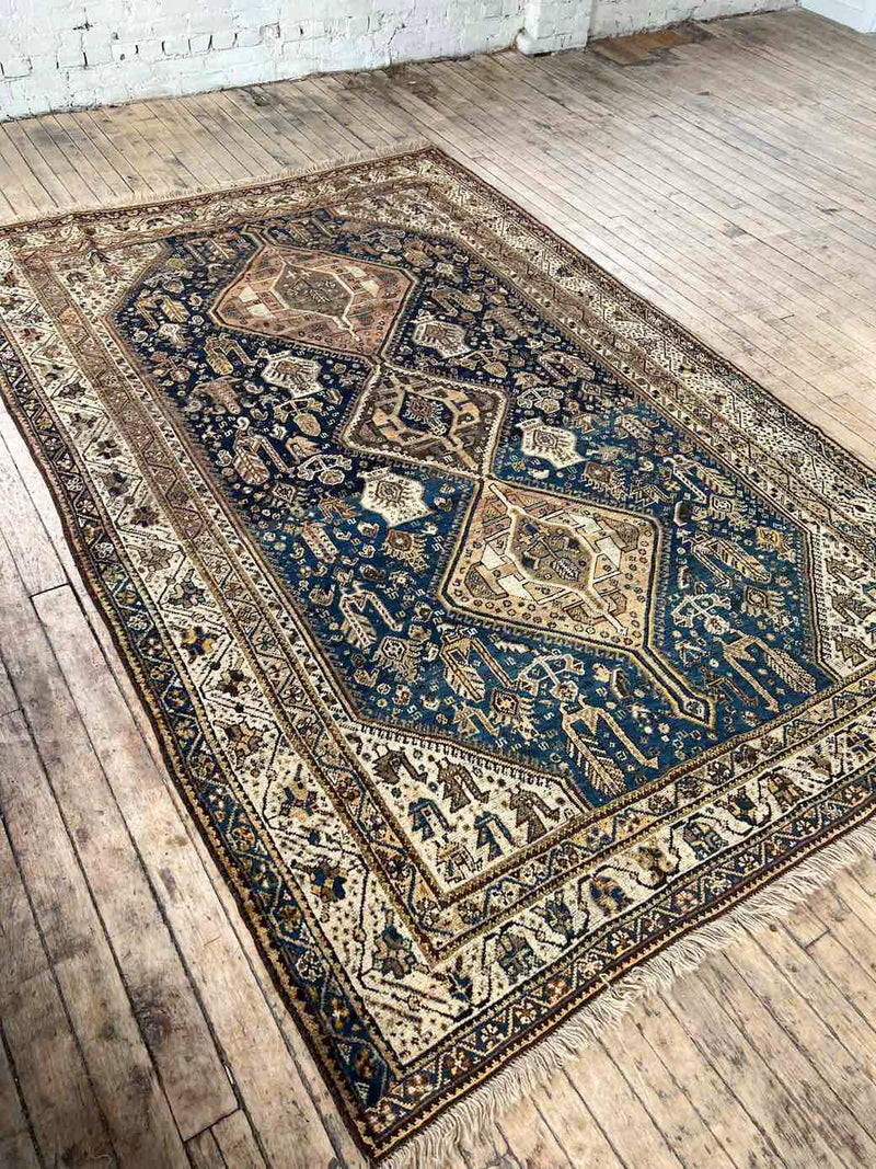 Antique Persian Hand-knotted Area Rug Sustainable Home Decor at Woven Kin Home