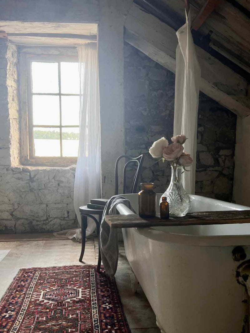 Vintage Area Rug Sustainable Home Decor at Woven Kin Home