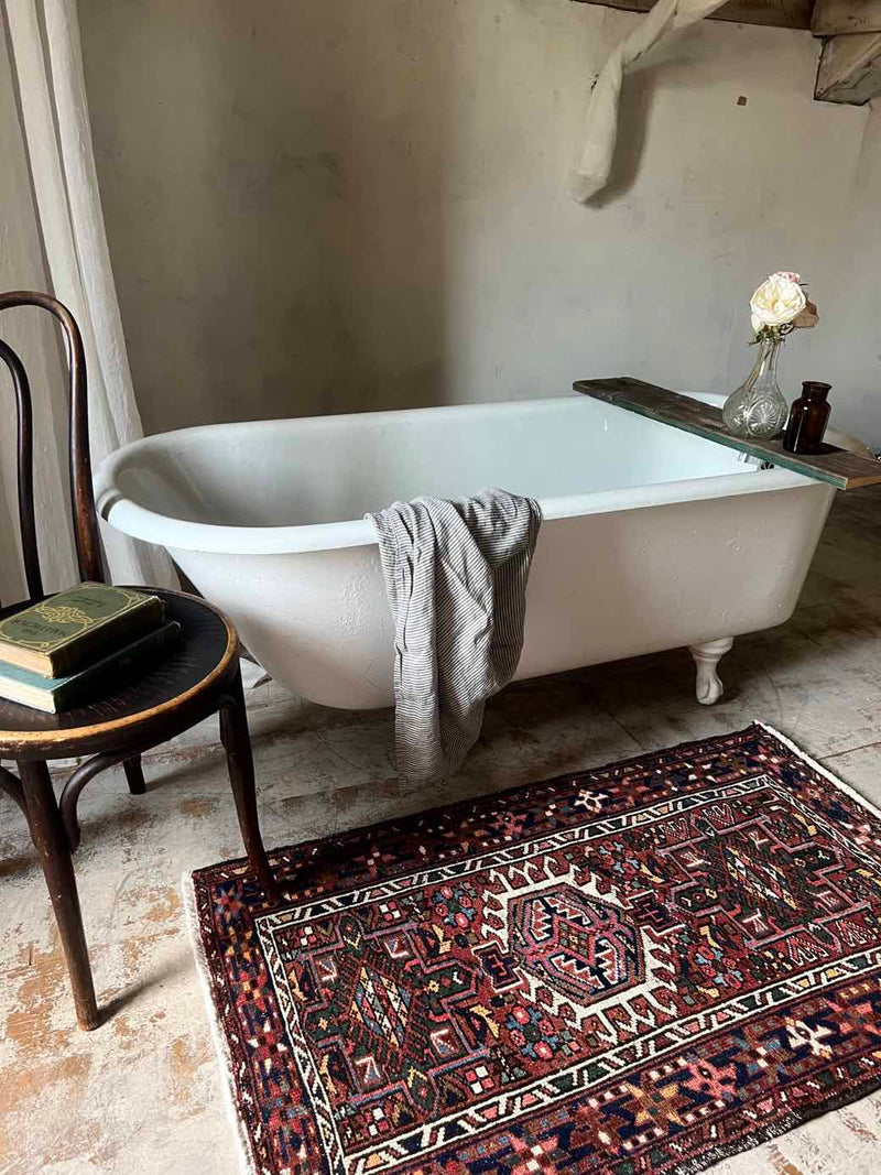 Vintage Area Rug Sustainable Home Decor at Woven Kin Home