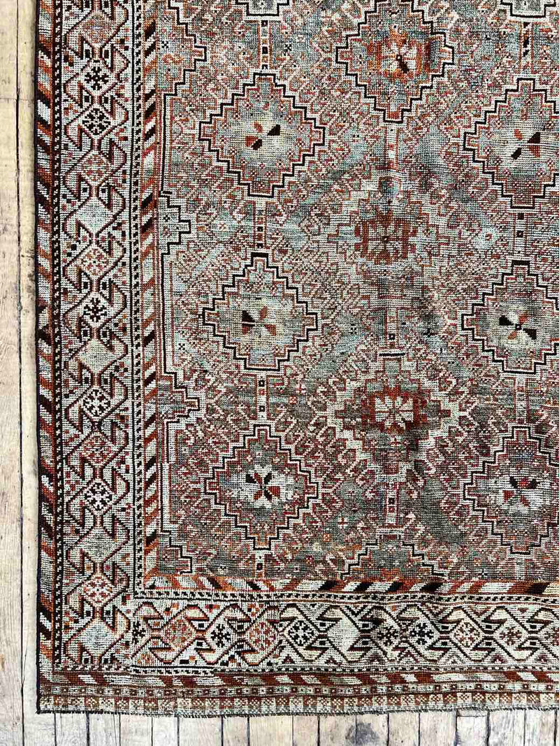 Vintage Persian Hand-knotted Area Rug at Woven Kin Home