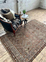 Vintage Persian Hand-knotted Area Rug at Woven Kin Home