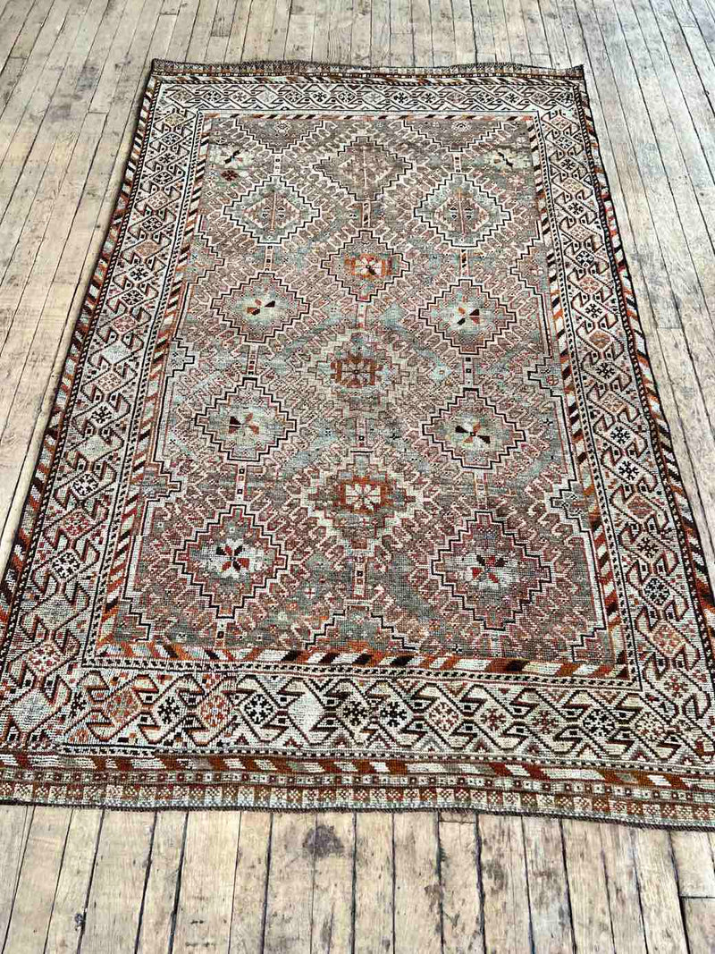 Vintage Persian Hand-knotted Area Rug at Woven Kin Home