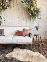 Organic Sheepskin Rug at Woven Kin Home Sustainable Home Decor
