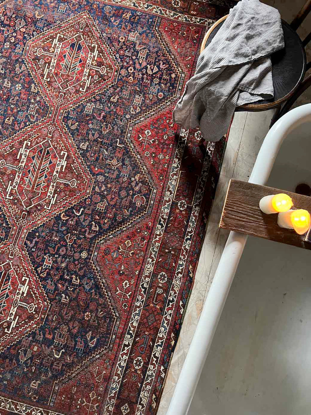 Vintage Persian area rug – Woven Kin Home