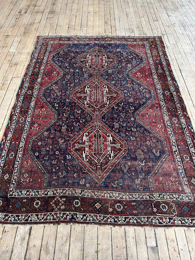 antique Persian rug at Woven Kin Home sustainable home decor