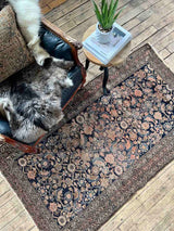 Vintage Persian Hand-knotted Area Rug at Woven Kin Home