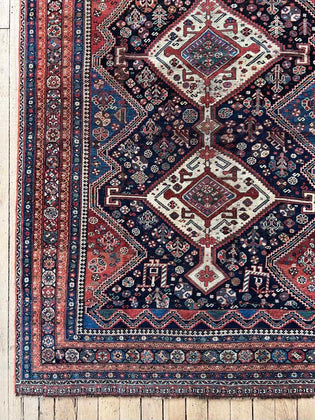Vintage Persian Area Rug Sustainable Luxury Home Decor