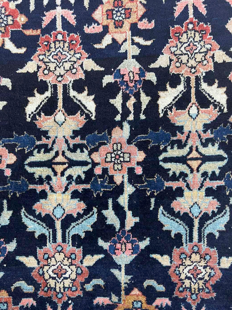 Vintage Persian rug sustainable home decor at Woven Kin Home