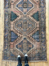 Vintage Persian Area Rug Sustainable Home Decor