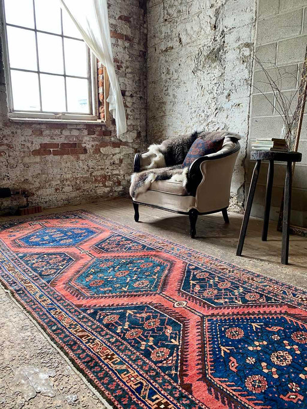  antique Persian runner rug