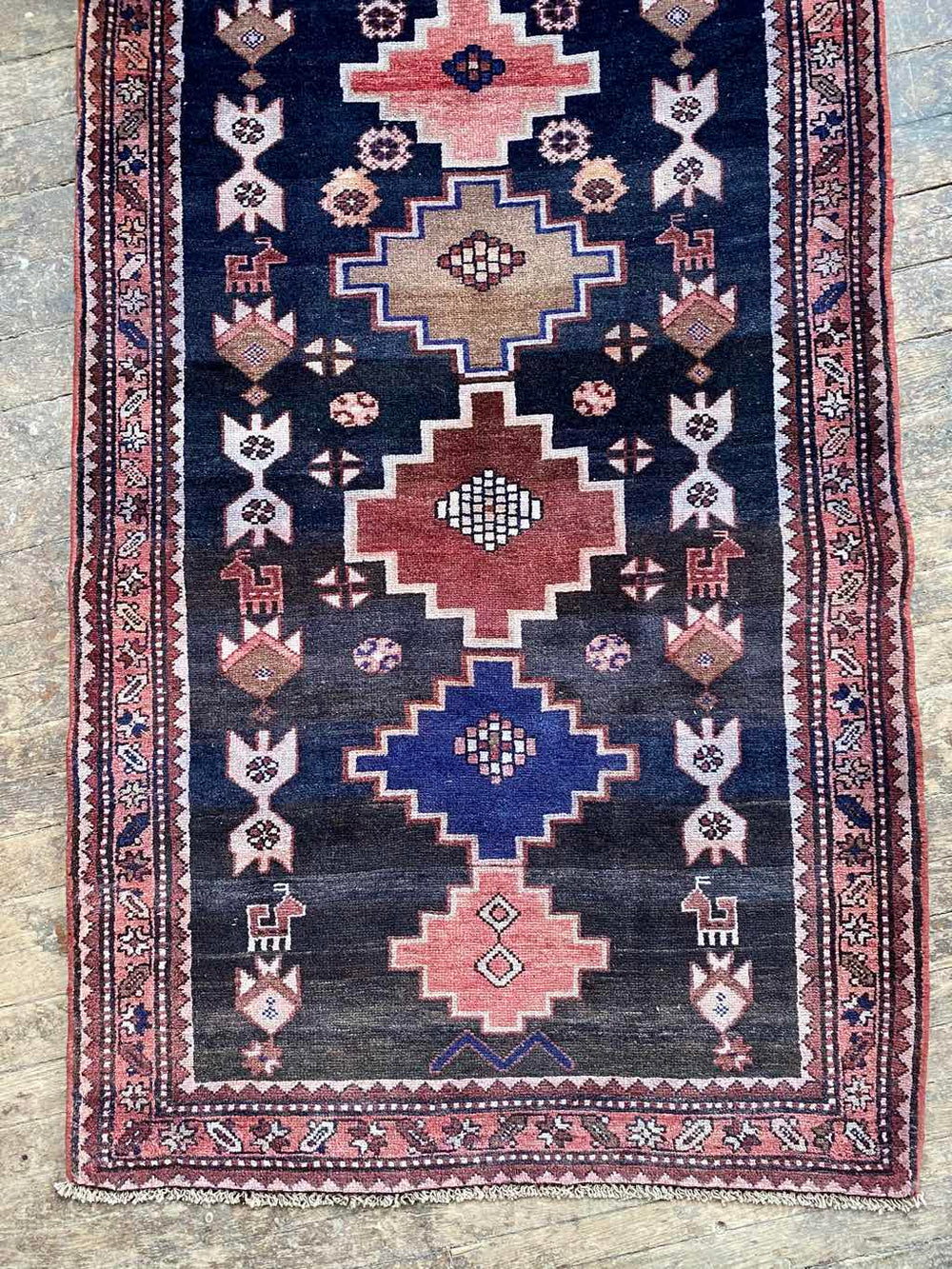 Carmine // Handmade Vintage Persian Runner Rug – Woven Kin Home