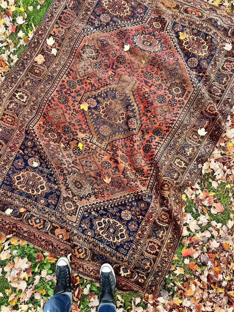 Antique Persian area rug