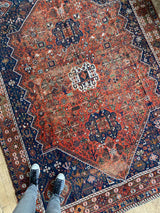 antique Persian area rug