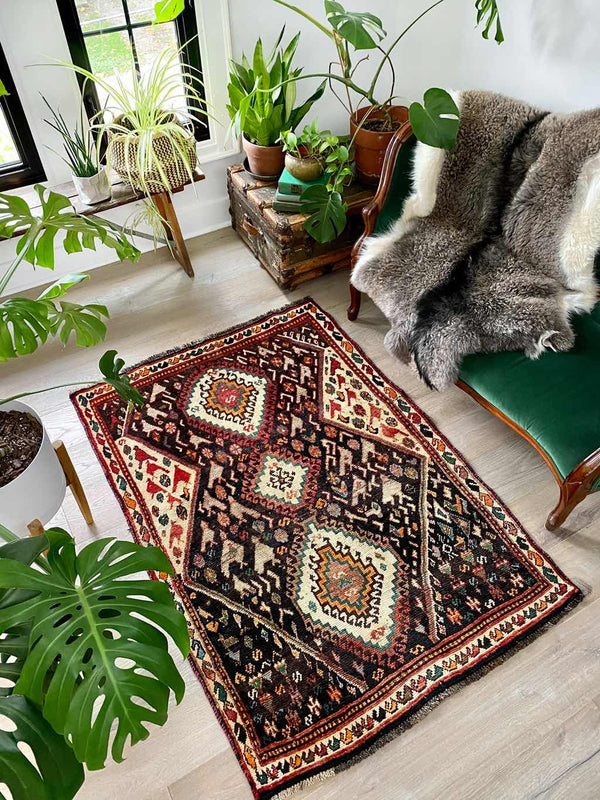 vintage Persian accent rug