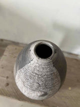 Large Raku Fired Ceramic Vase