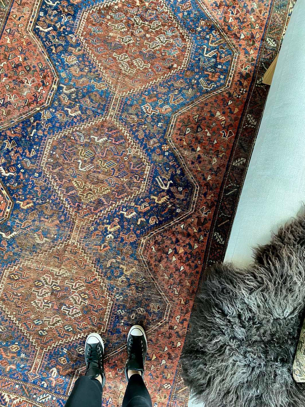 Frontgate Lilith Rug Antique Persian area rug – Woven Kin Home