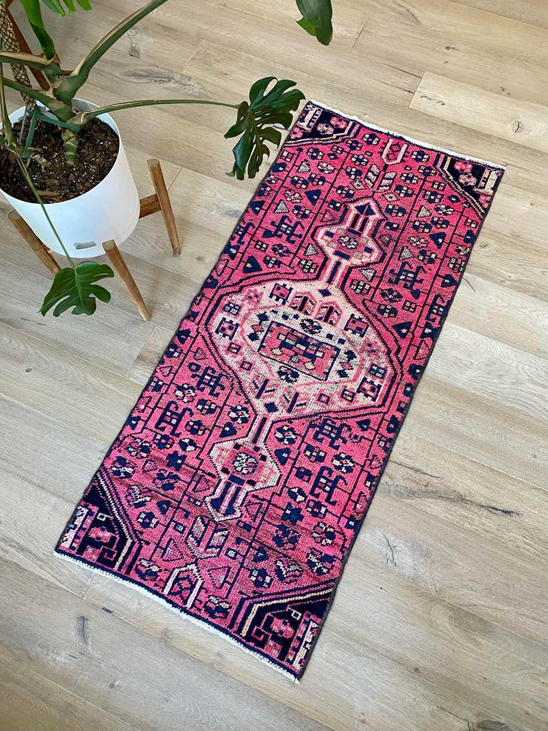 vintage Persian accent rug 