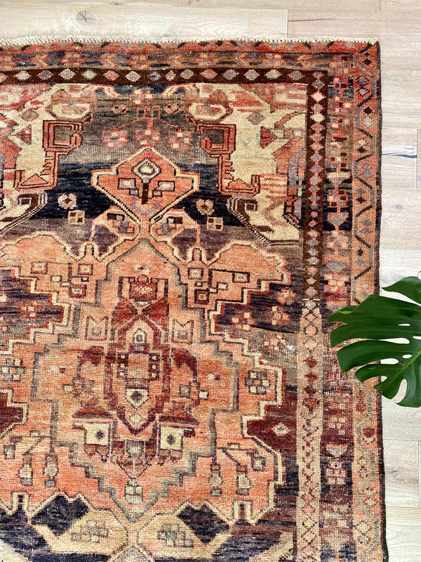 Mishka   //  7'4"  x  4'11" - Vintage Rug at Petrichor Vintage Co.