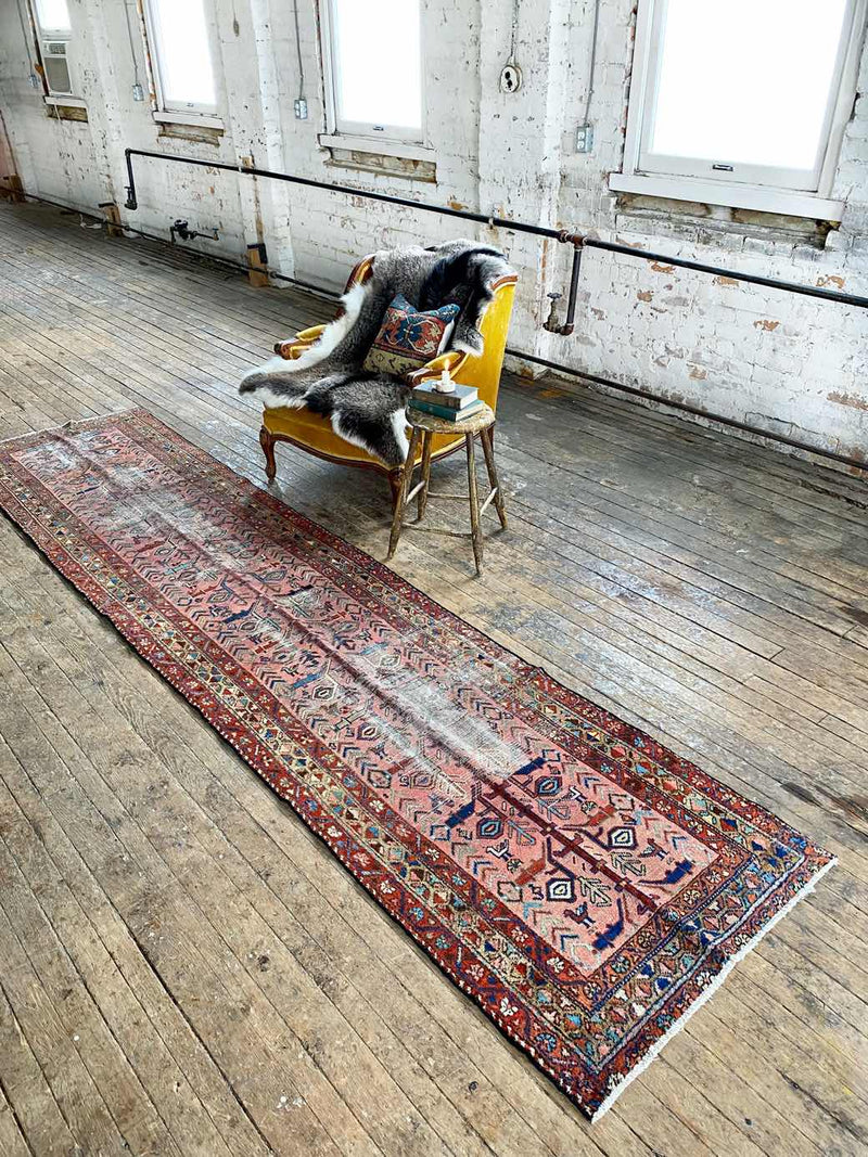 antique Persian runner rug