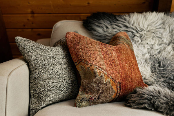 Persian rug pillow