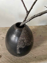 Small Raku Fired Ceramic Vase