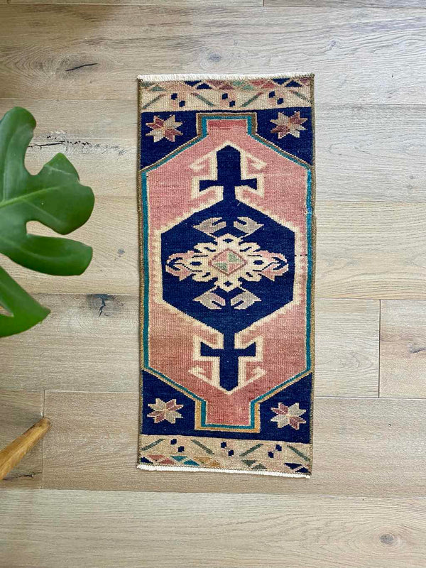 vintage Turkish accent rug