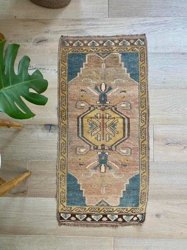vintage Turkish accent rug