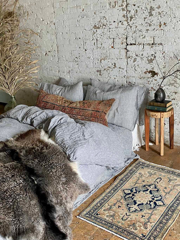 Vintage Turkish Tiny Accent Rug