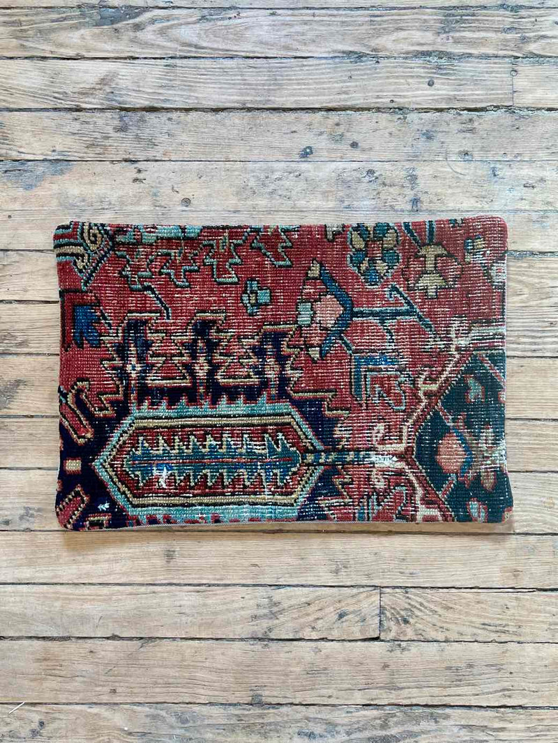 Vintage Rug Pillow Cover Sustainable Home Decor