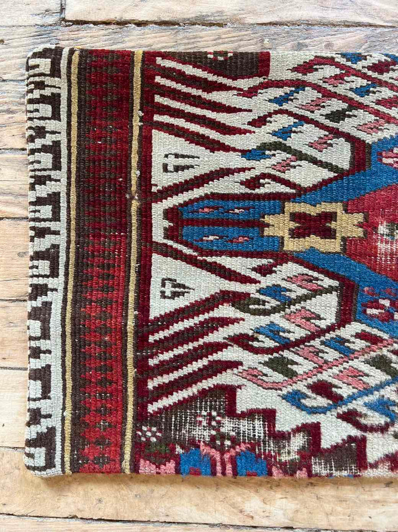 Vintage Rug Pillow Sustainable Home Decor