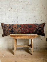 vintage rug lumbar pillow